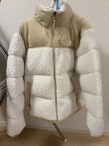THE NORTH FACE 플리스 자켓 M 베이지 화이트