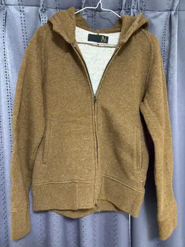 RICO 브라운 풀 집업 후드티