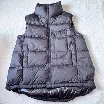 새상품급 질 샌더 유니클로 블랙 다운 베스트 L 사이즈