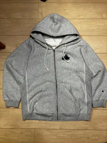 XLARGE Champion Reverse Weave 후드티 L 그레이