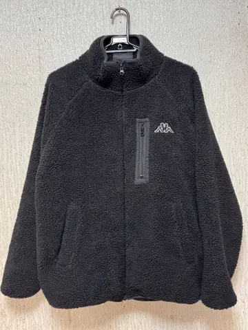 Kappa 블랙 플리스 자켓 M