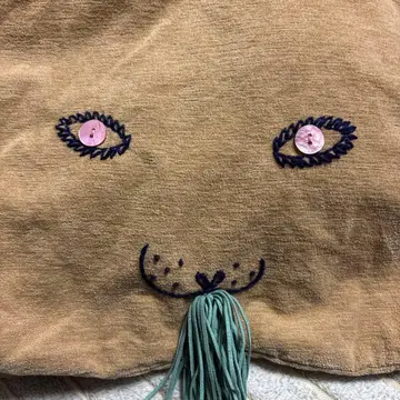 미나 페르호넨 우사백 카멜 컬러 벨로아 원단