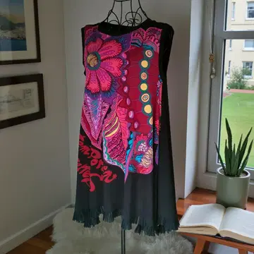 토쿠코 프리미어볼 플라워 무늬 튜닉 9호