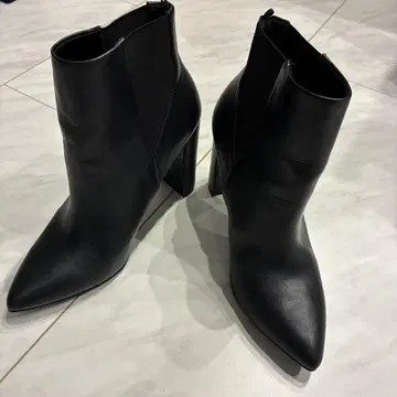 블랙 스틸레토 부티 H&M 38