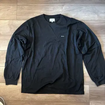 새상품급 thisisneverthat 박스 로고 롱 T 블랙 XL