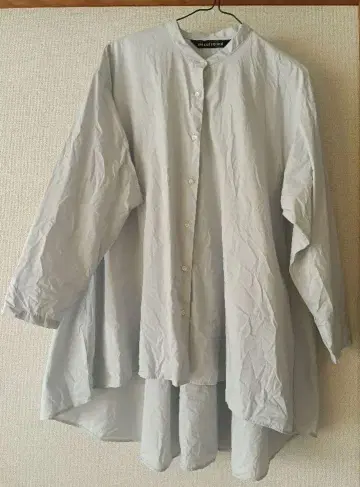 미즈이로 인드 라이트 블루 긴팔 셔츠