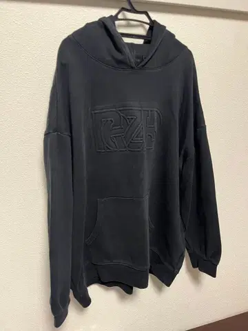 ReZARD 블랙 후드티 후드 부착 L 사이즈