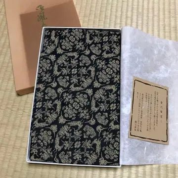 [ 미사용품 ] 직조원 제작 고대 직물 복원 보자 꽃과 동물 무늬