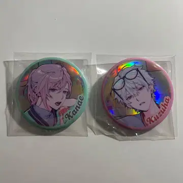 니지산지 ChroNoiR 뉴 레트로 스타일 캔뱃지 쿠츠하 카나에