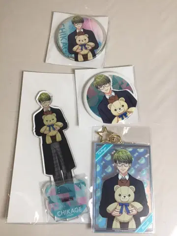 미개봉 A3! 우츠키 치카게 4점 세트 신작 빅 아크릴 스탠드