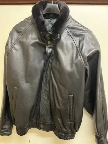 [ 미사용 새상품 ] 가죽 블루종