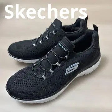 Skechers 메쉬 슬립인즈 스니커즈 블랙