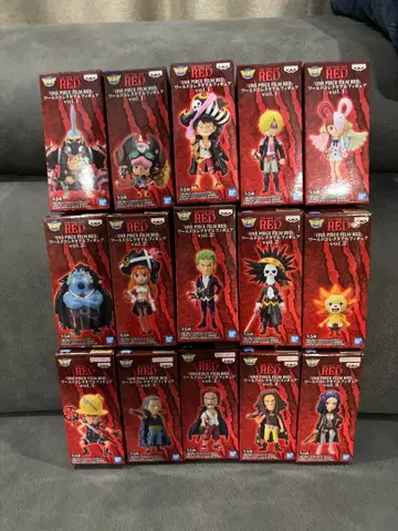 원피스 RED 피규어 세트 15개