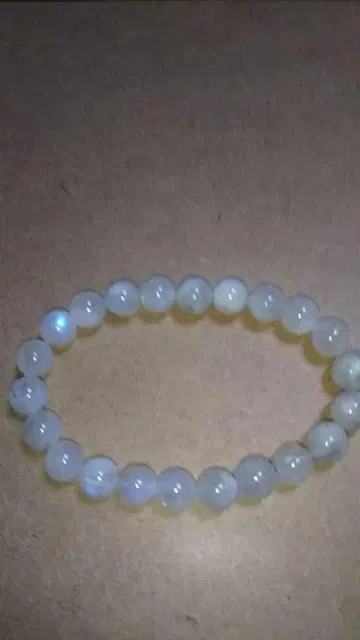 천연 문스톤 팔찌