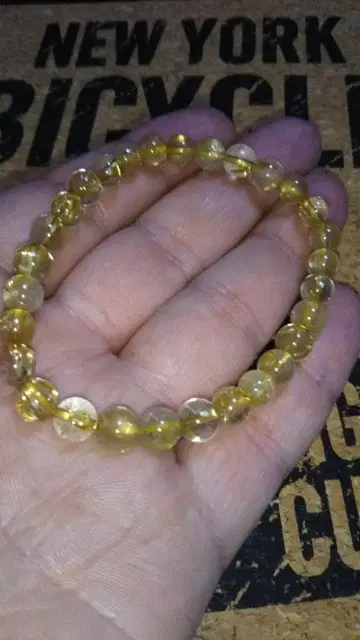 골드 타이틴 루틸 팔찌