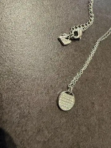 스와로브스키 원형 목걸이