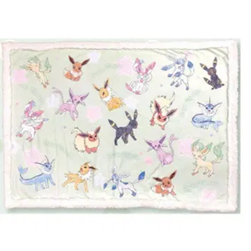 [ 미개봉 새상품 ] 포켓몬스터 보아 담요 이브이&프렌즈