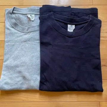 루프 휠러 긴팔 셔츠 2개 세트