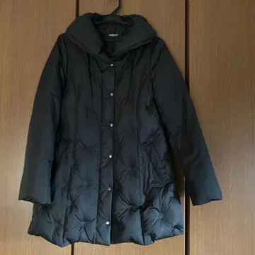 HIROKO BIS 다운 하프 코트 헤치마 칼라 / 11호 사이즈