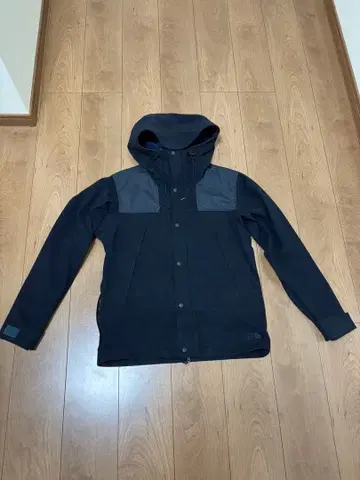 THE NORTH FACE 퍼플 라벨 네이비 마운틴 후드티