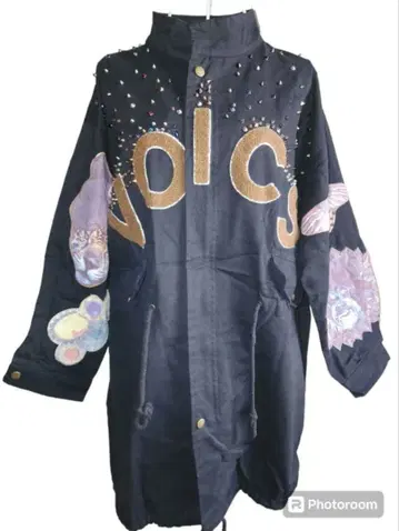 스터드 아우터 개 모즈 코트