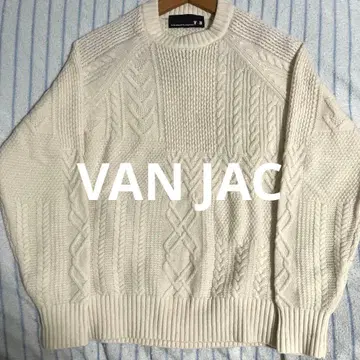 [ 분위기 발군 ] VAN JAC 피셔맨 니트 M 사이즈