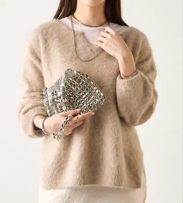 SHENERY 퍼 캐시미어 키넥 니트