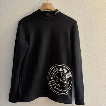 캘러웨이 블랙 하이넥 셔츠