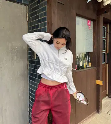 HTH 하프 지퍼 트레이닝복 맨투맨