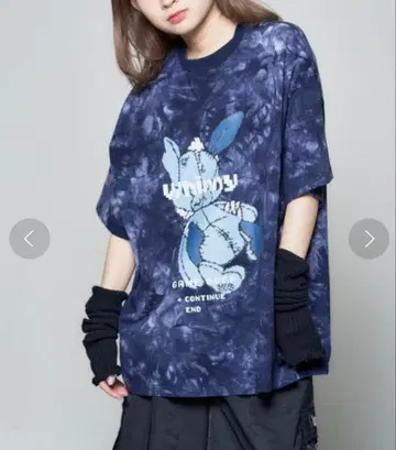 WEGO x Whinny 언제나 인과응보 티셔츠 네이비