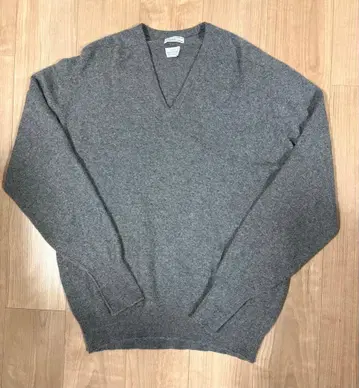 80s~90s 스코틀랜드제 캐시미어 100 V넥 니트