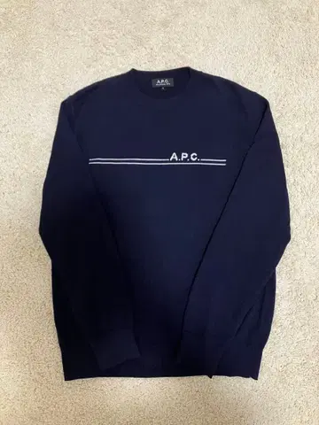 APC 로고 자수 스웨터