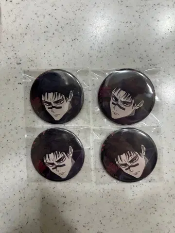 주술회전 사멸회유 쵸소우 캔뱃지 4개 세트