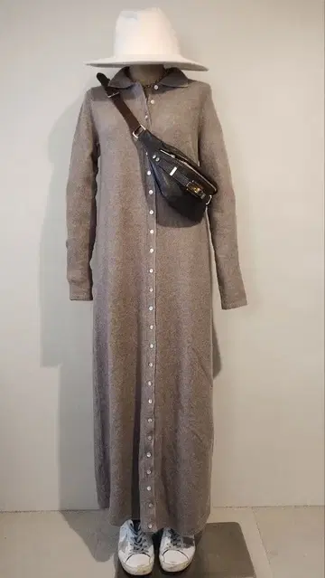 C6829 폴로 니트 원피스