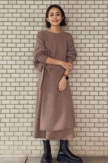 OUTERSUNSET 니트 셋업 헨미 에미리