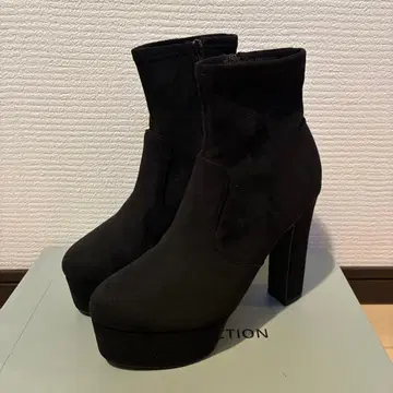 [ VIVIAN COLLECTION ] 통굽 플랫폼 스트레치 부츠