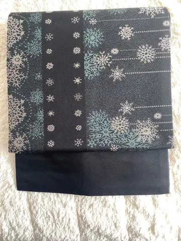 니시진 비단 크리스마스 패턴 나고야 오비