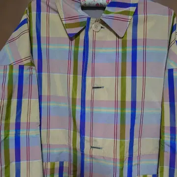 GABaN 체크 무늬 코트