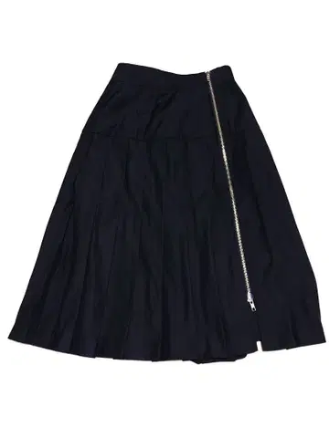 dazzlin 지퍼 슬릿 미디 스커트