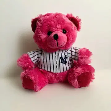 뉴욕 양키스 테디베어 봉제 인형 핑크 귀여운