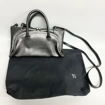 새상품급 자택 보관 Y's 와이즈 라무 가죽 숄더백 블랙 2way