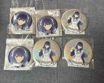 최애의 아이 별하늘 메이드 쿠로카와 아카네 특전 홀로그램 캔뱃지 6개