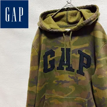 GAP 갭 카모 패턴 후드티 후디 M 사이즈 헤이세이 갸루 카모플라주