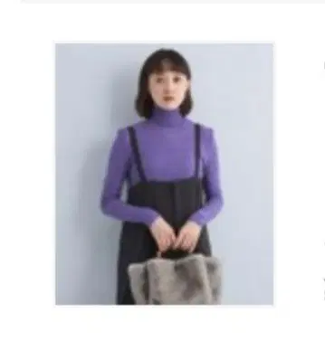 슬라브 울 터틀넥 풀오버 티셔츠