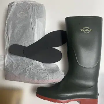 mont-bell 장화 다크 그린 인솔 포함