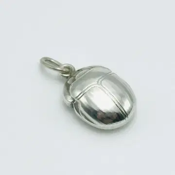 GEORG JENSEN GJ 각인 스카라베 펜던트 탑 실버 참