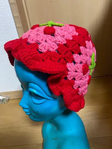 체리 그래니 스퀘어 버킷 햇 3