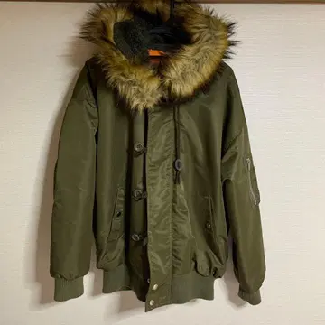 ANAP 밀리터리 충전솜 아우터 카키