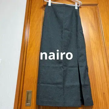 나이로 사이드 슬릿 펜슬 스커트 그레이 M