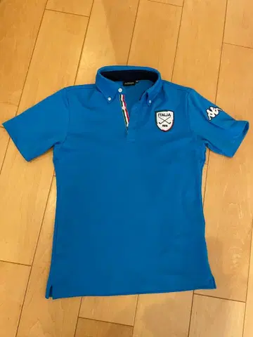 Kappa 이탈리아 국기 엠블럼 피케 셔츠 M